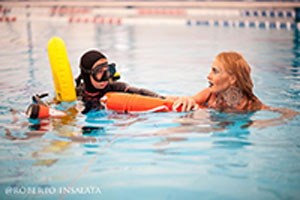 Silvia Boccato in piscina