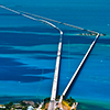 Flying over the sea and diving in fresh water of the Florida's Springs with the photographer Silvia Boccato