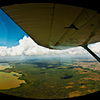 Flying over the sea and diving in fresh water of the Florida's Springs with the photographer Silvia Boccato