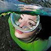 In the Fosub competition the model is the centre of interest in the underwater wideangle with model category in  this shoot Silvia Boccato, that is costantly searching technical innovation, creats an underwater portrait in half-half underwater photography  emphasizing the picture frame of the wonderfull water of Tuscany Islands